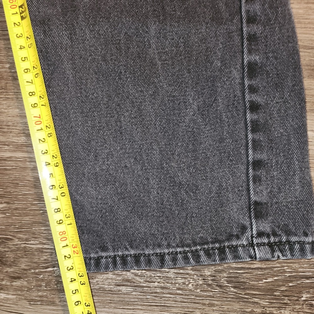 Levi 505 Men's 36x34 Straight Leg Black Jeans - Picture 7 of 10